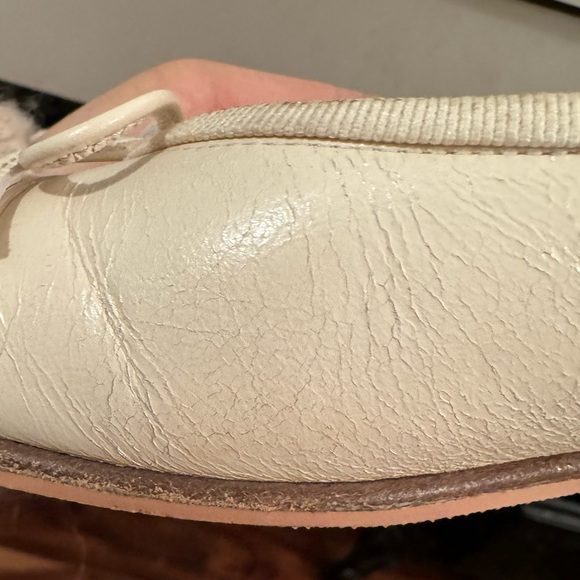 Chanel ballet flat Aged crinkled calfskin leather white/cream 38 - Picture 9 of 9